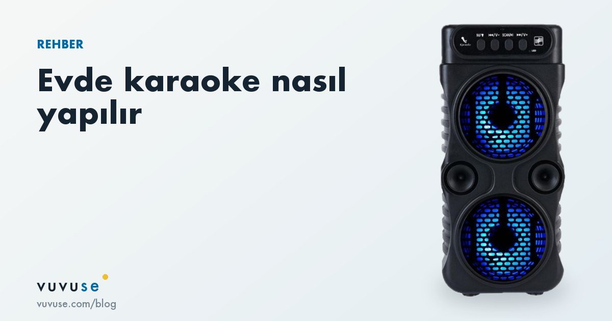 Evde karaoke nasıl yapılır: mikrofonlu hoparlörle 5 dakikada kurulum