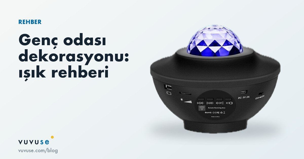 Genç odası dekorasyonu: ışık ve müzikle odayı değiştirmenin pratik yolları